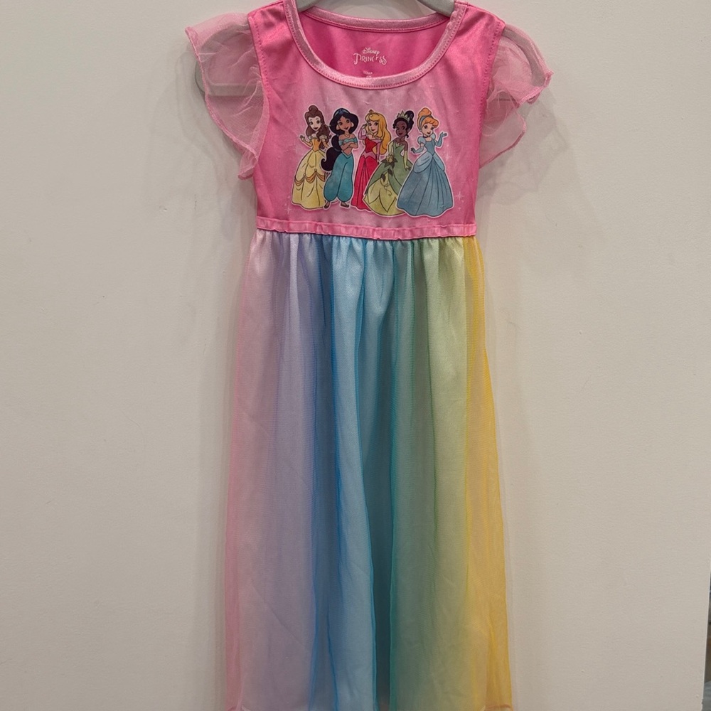 Disney Princess Pink and Rainbow Nightgown
